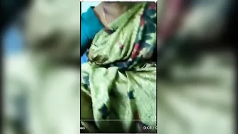 Tamil Aunty Shyly Exposing Her Pussy And Tits On Camera