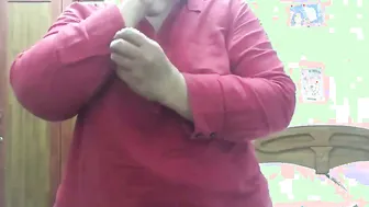 Hijabi Married Woman Stripping Her Clothes Showing Curves