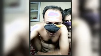 Horny Aunty Couple Playing Live On Cam Fucking So Nasty