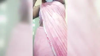 Married Indian Aunty Stripping Out Of Her Saree For Cock