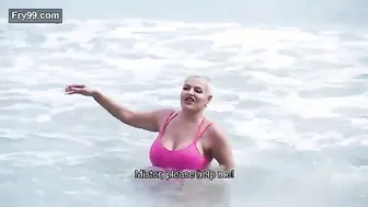 Desperate Housewife Rescued And Fucked Rough By Stranger