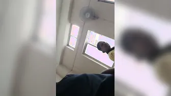 Groping Her Huge Soft Boobs In The Waiting Room Real Quick