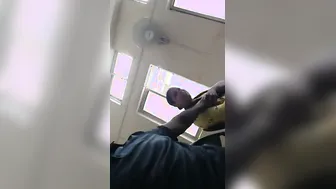 Groping Her Huge Soft Boobs In The Waiting Room Real Quick