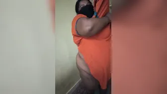 South Indian Aunty Giving Dirty Talk While Getting Dressed