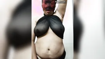 Thick Desi Stepaunt Flashing Her Massive Tits And Fat Ass