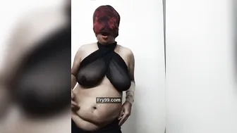 Thick Desi Stepaunt Flashing Her Massive Tits And Fat Ass