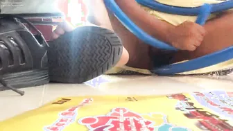 Tamil Milf Shoving Water Hose Deep Inside Her Wet Pussy