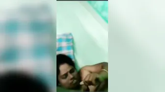 South Indian Aunty Sucking Off Her Man Naked At Home Spot