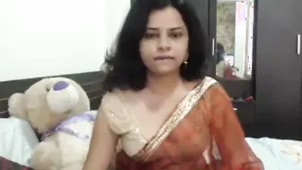 Indian Milf Teasing And Stripping In Live Webcam Session