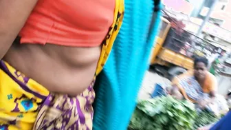 Desi Milf Showing Off Sexy Belly Button Teasing The Camera