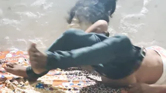 Big Tit Indian Wife Jerking Boyfriends Huge Cock With Hands