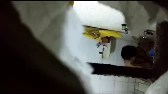 Caught My Neighbor Aunty Naked In Shower Stroking Her Pussy