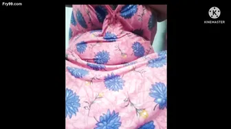 Squeezing These Huge Round Tits While Moaning For More Cock