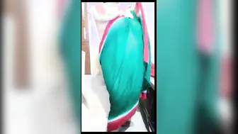 Village Aunty With Huge Tits Doing Naughty Live Show For Fans