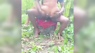 Busty Desi Aunty Getting Pounded Rough In The Forest Outside