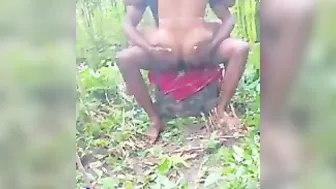 Busty Desi Aunty Getting Pounded Rough In The Forest Outside