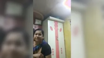 Servant Aunty Sucking Boss Cock In His Office On Her Knees