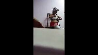 Indian Aunty Secretly Filmed Naked After Hot Shower