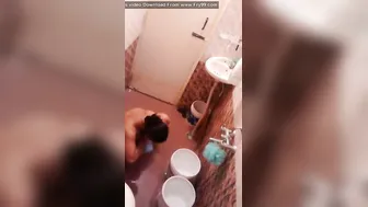 Next Door Aunty Caught Naked Taking Shower On Hidden Cam
