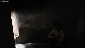 Desi Aunty Caught Bathing Naked On My Hidden Camera