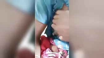 Squeezing Milk From My Lactating Desi Aunty Sexy Big Tits