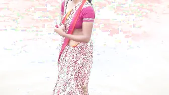 Catching My Soaking Wet Aunty Walking Along The Beach Strip