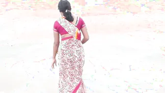 Catching My Soaking Wet Aunty Walking Along The Beach Strip