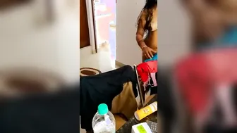 Catching My Naked Indian Milf Right After Her Steamy Shower