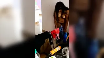 Catching My Naked Indian Milf Right After Her Steamy Shower