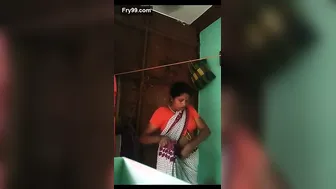Married Woman Recording Herself Changing Clothes In Bedroom