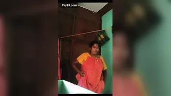 Married Woman Recording Herself Changing Clothes In Bedroom