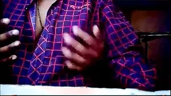 Watching Horny Neighbor Slowly Unbuttoning Her Blouse For Me