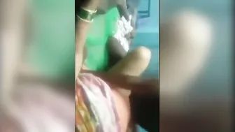 Sharing My Slutty Aunty In Hot Threesome Handjob And Fuck