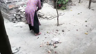 Stepaunty Bent Over Getting Her Ass Pounded Anal Fucking