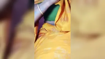Tamil Aunty Flashing Big Boobs And Hairy Pussy For Lover