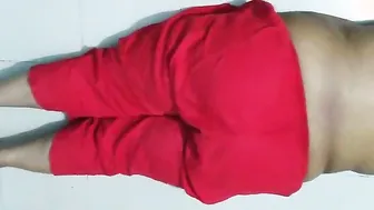 Hot Aunty Working Out Naked When Nobody Is Home Alone