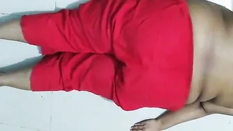 Hot Aunty Working Out Naked When Nobody Is Home Alone