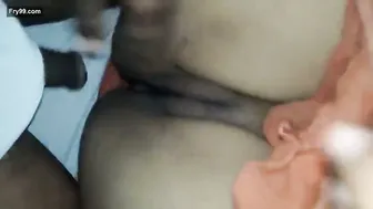 Stretching My Desi Aunty Super Tight Wet Pussy Wide Open Hard