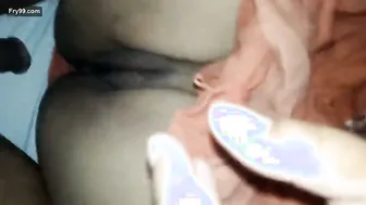 Stretching My Desi Aunty Super Tight Wet Pussy Wide Open Hard