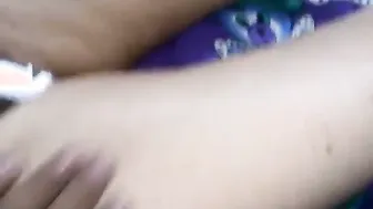 Massaging My Aunty Huge Tits Until She Begs For My Cock Now