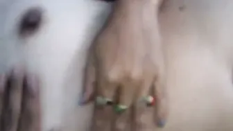 Massaging My Aunty Huge Tits Until She Begs For My Cock Now