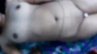 Massaging My Aunty Huge Tits Until She Begs For My Cock Now