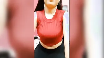 Desi Aunty Stripping Naked Showing Her Curvy Body Off For Me