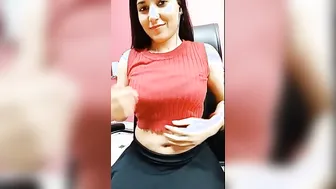 Desi Aunty Stripping Naked Showing Her Curvy Body Off For Me