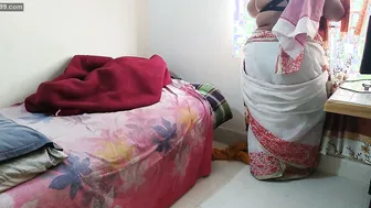 Mature Tamil Aunty Taking Thick Cock Deep In Her Tight Asshole
