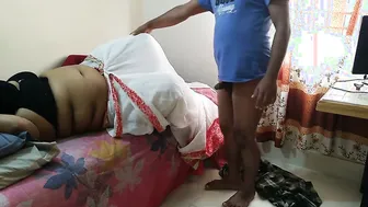 Mature Tamil Aunty Taking Thick Cock Deep In Her Tight Asshole