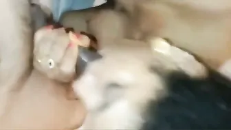 My Married Lover Eagerly Swallowing Every Inch Of My Dick