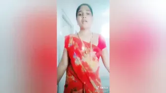 Slutty Aunty Stripping Completely Naked For The Camera