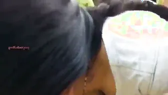 Thick Aunty Flashing Her Huge Cleavage At The Market