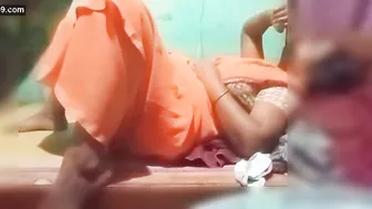 Village Wifey Spreading Legs Getting Drilled By Neighbor